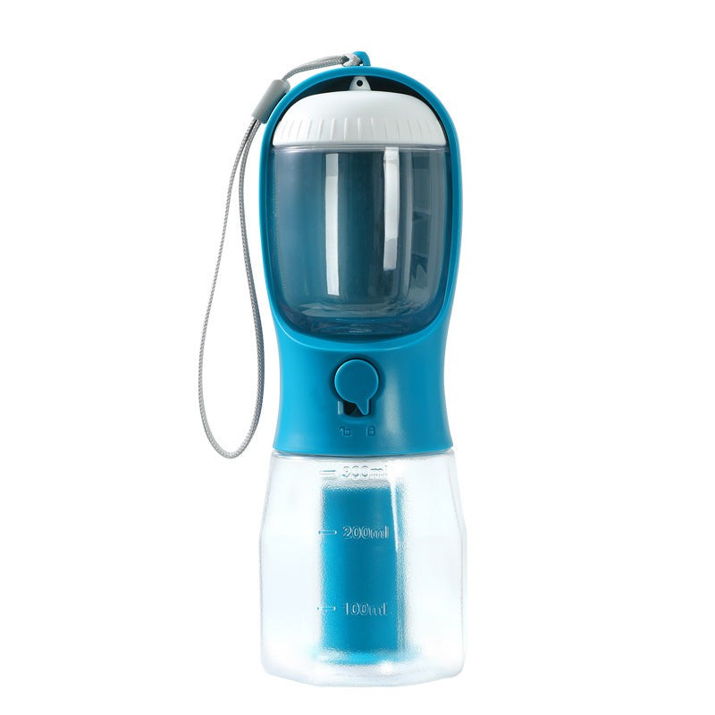 3 in 1 Portable Pet Water Bottle with Food Container
