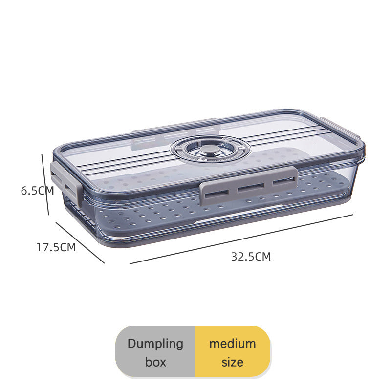 Refrigerator Storage Box with Timing