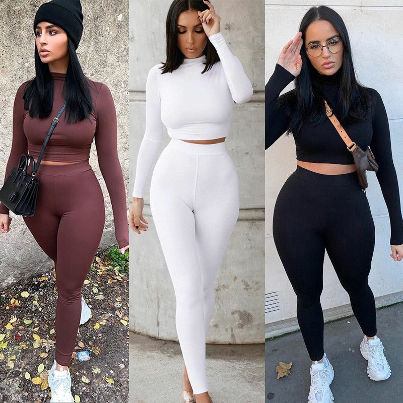 Zweiteiliges, schmal geschnittenes Sportset für Damen