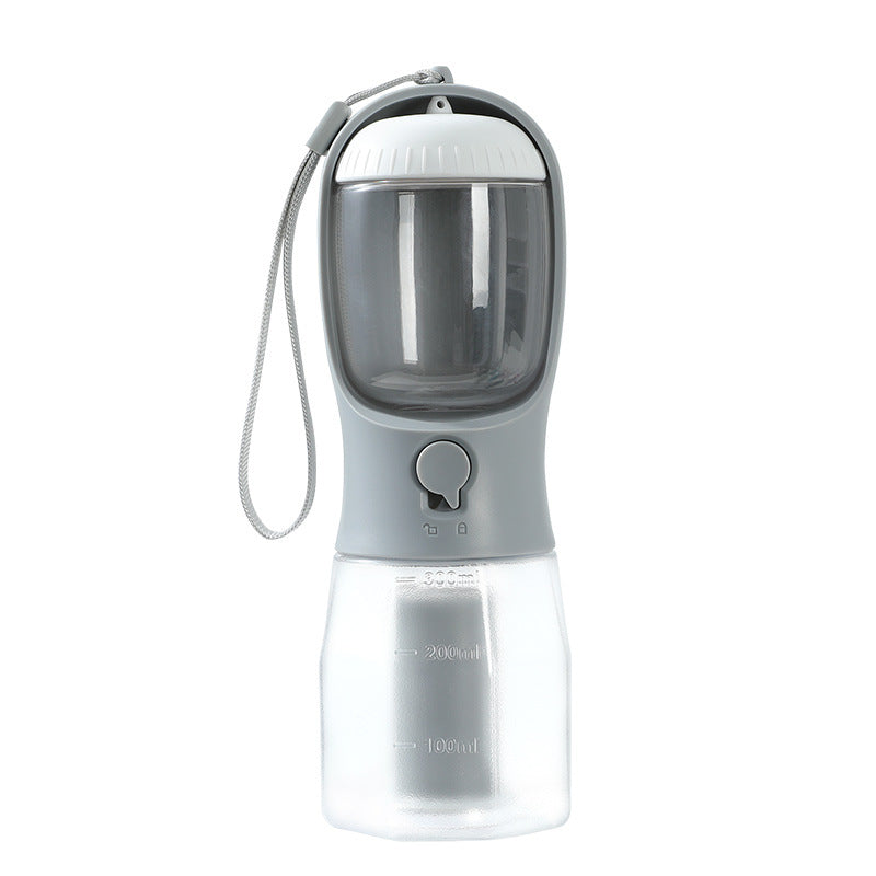 3 in 1 Portable Pet Water Bottle with Food Container