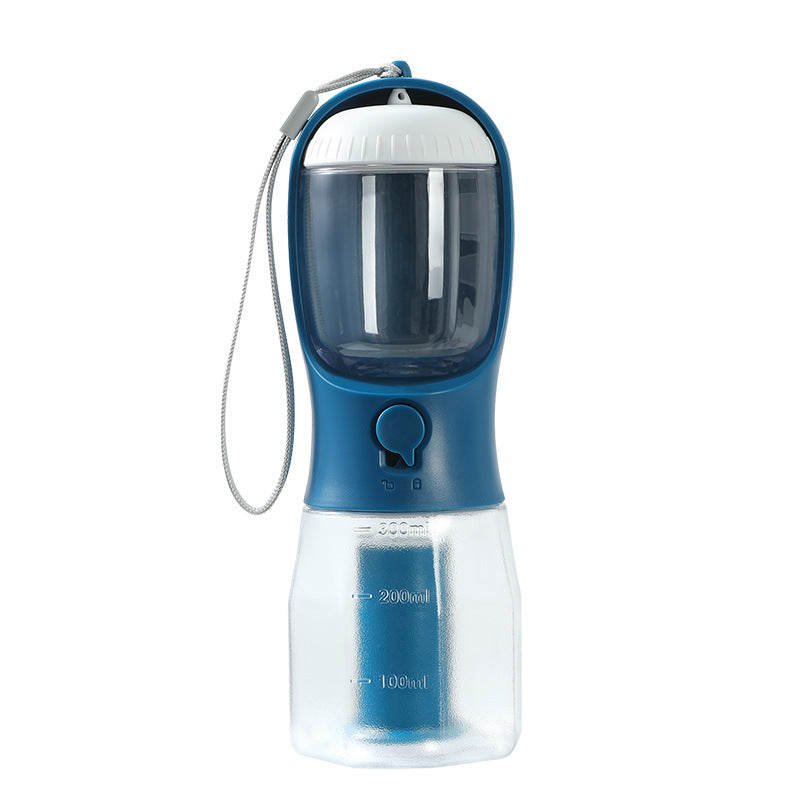3 in 1 Portable Pet Water Bottle with Food Container