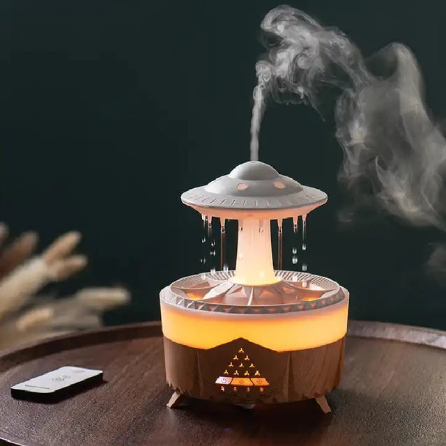 Rain Drop Air Humidifier with 7 Colors LED