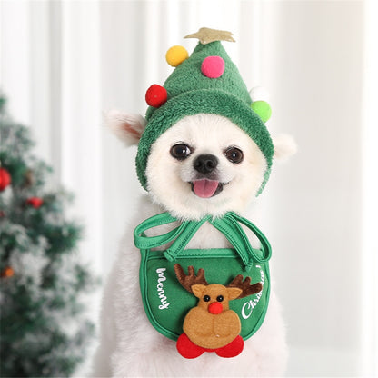 Dog Christmas Bandana and Bibs