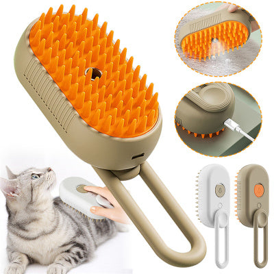 Cat / Dog Brush 3 In 1 Electric Spray