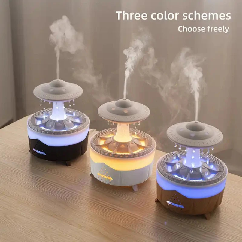Rain Drop Air Humidifier with 7 Colors LED