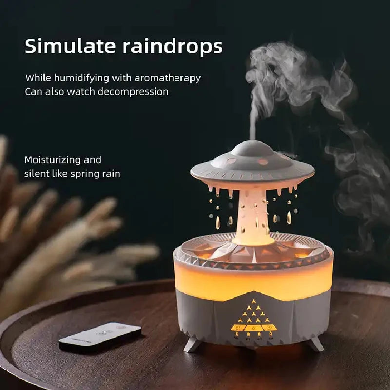 Rain Drop Air Humidifier with 7 Colors LED