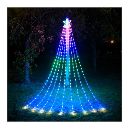 LED Star Waterfall Light for Xmas with App