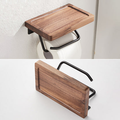 Toilet Roll Holder with Shelf