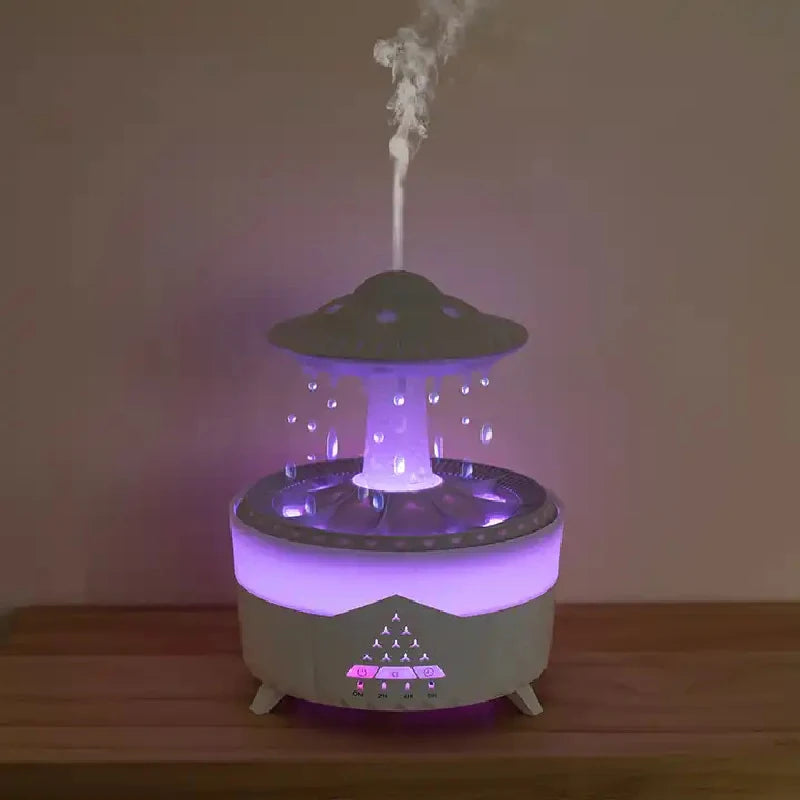 Rain Drop Air Humidifier with 7 Colors LED