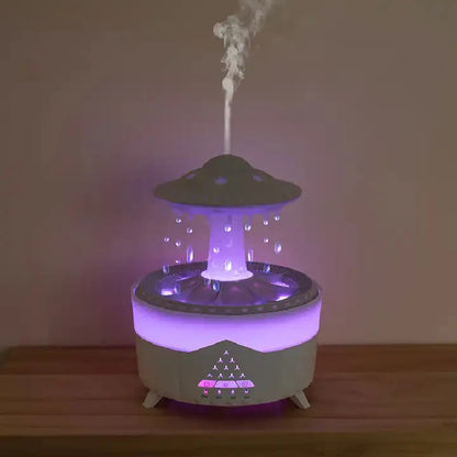 Rain Drop Air Humidifier with 7 Colors LED