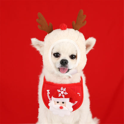 Dog Christmas Bandana and Bibs