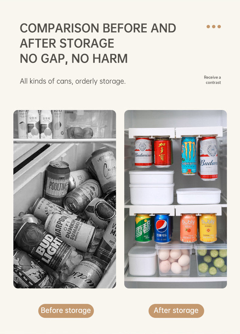 Refrigerator Drinks Hanging Shelf