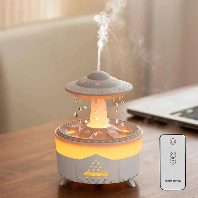 Rain Drop Air Humidifier with 7 Colors LED