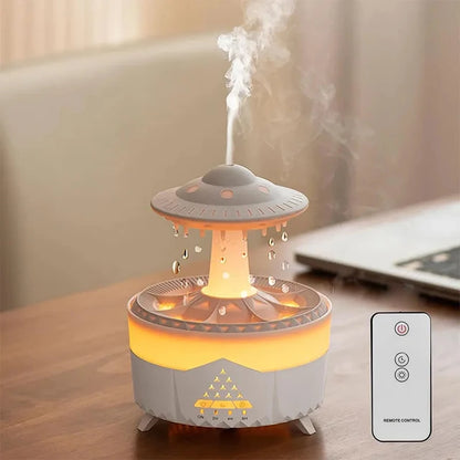 Rain Drop Air Humidifier with 7 Colors LED