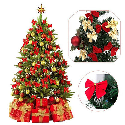 12pcs Gold ChristmasTree Hanging Decorations