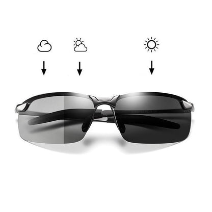 Photochrome Sonnenbrille Herren / Tag-Nachtsicht 