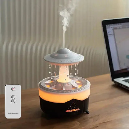 Rain Drop Air Humidifier with 7 Colors LED