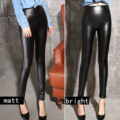 Winter Leather Pants For Women