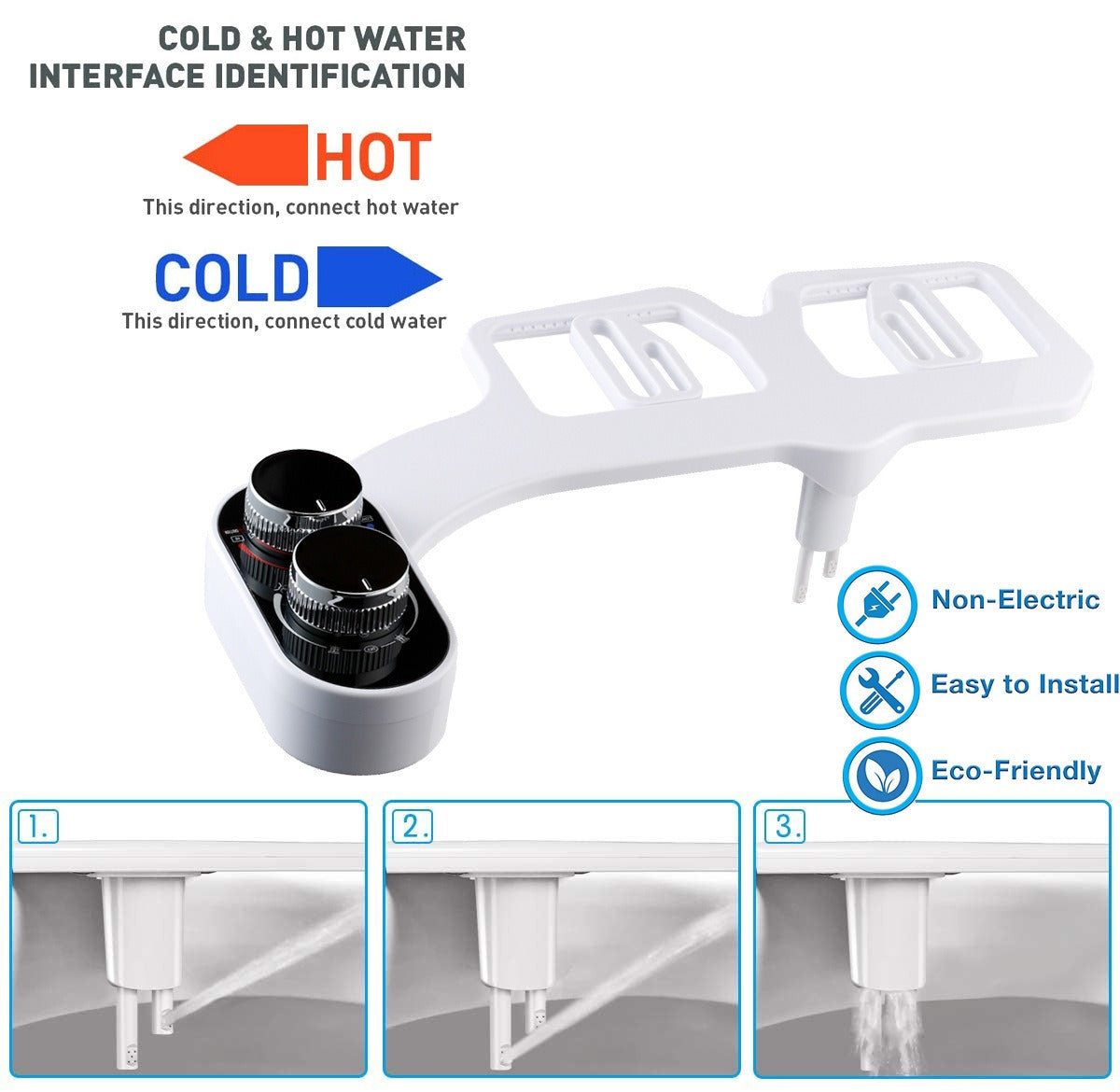 Bidet Smart Body Cleaner / Hot And Cold Water