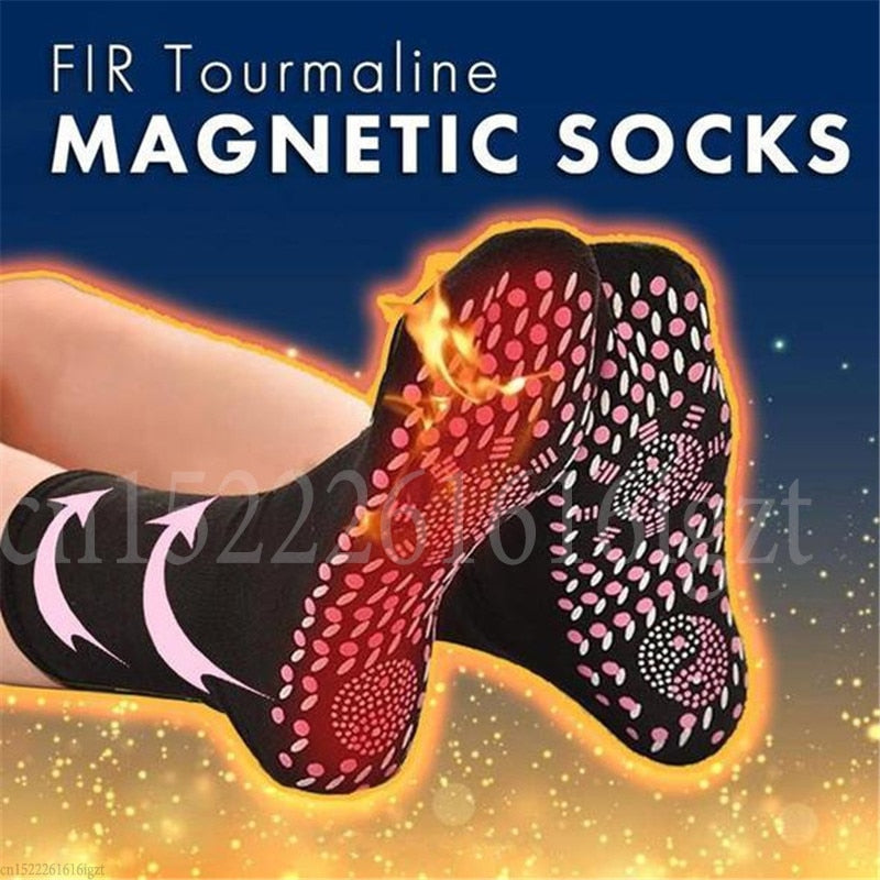 Tourmaline Self-Heating Magnetic Socks