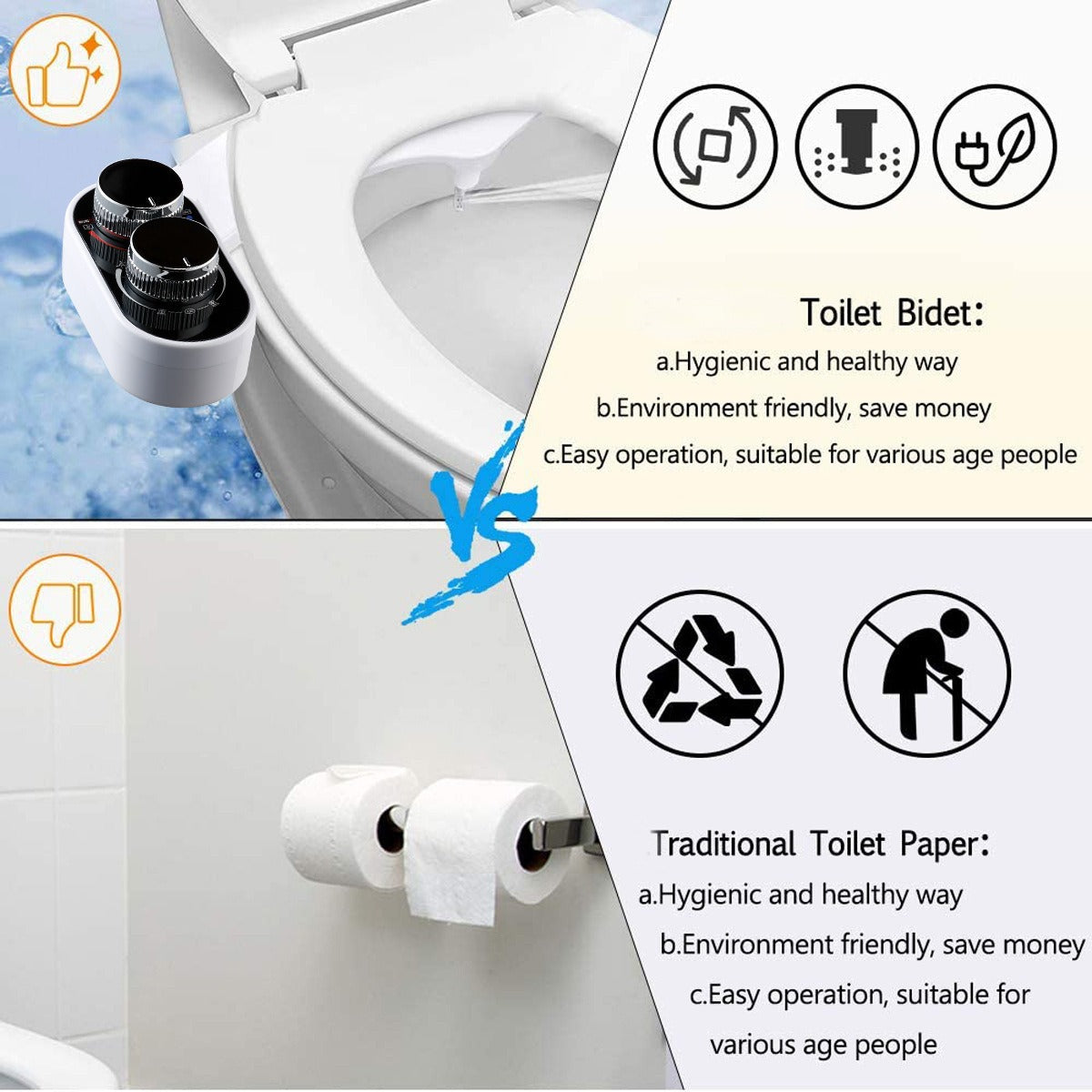 Bidet Smart Body Cleaner / Hot And Cold Water