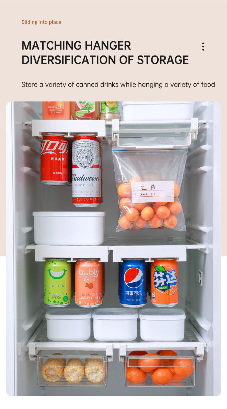 Refrigerator Drinks Hanging Shelf
