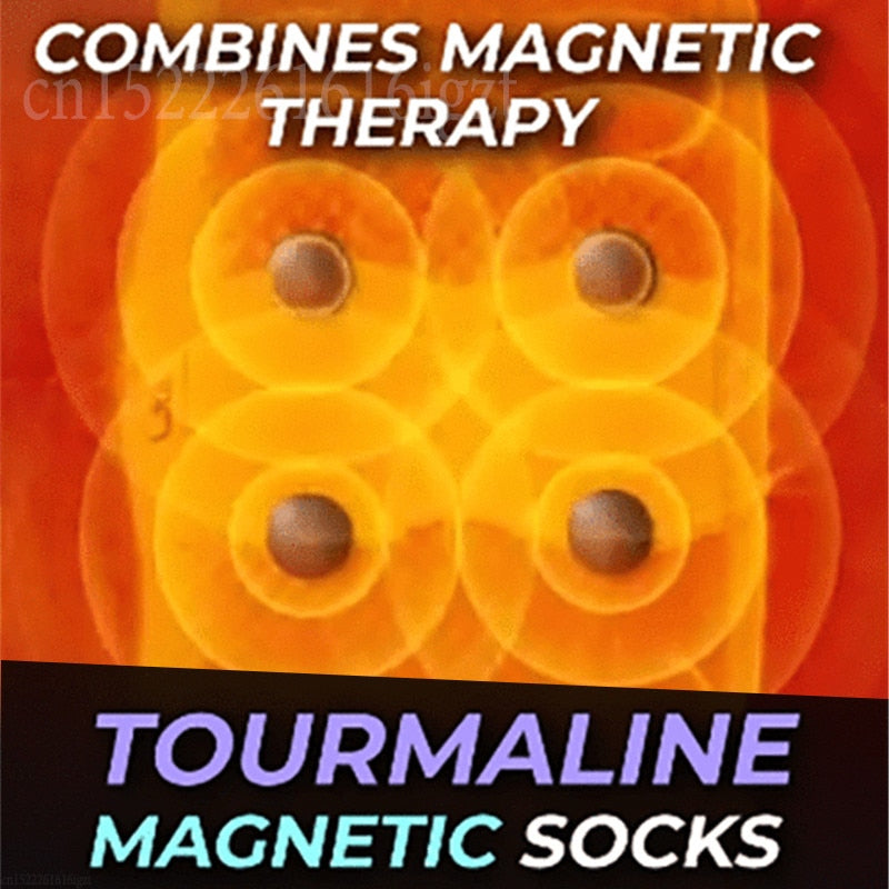 Tourmaline Self-Heating Magnetic Socks